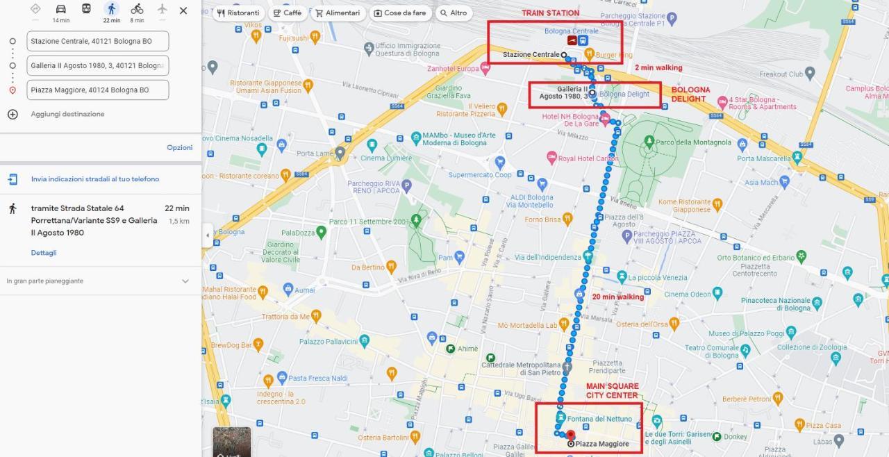 Familybo Apartments Bologna Delight - Front Station Εξωτερικό φωτογραφία